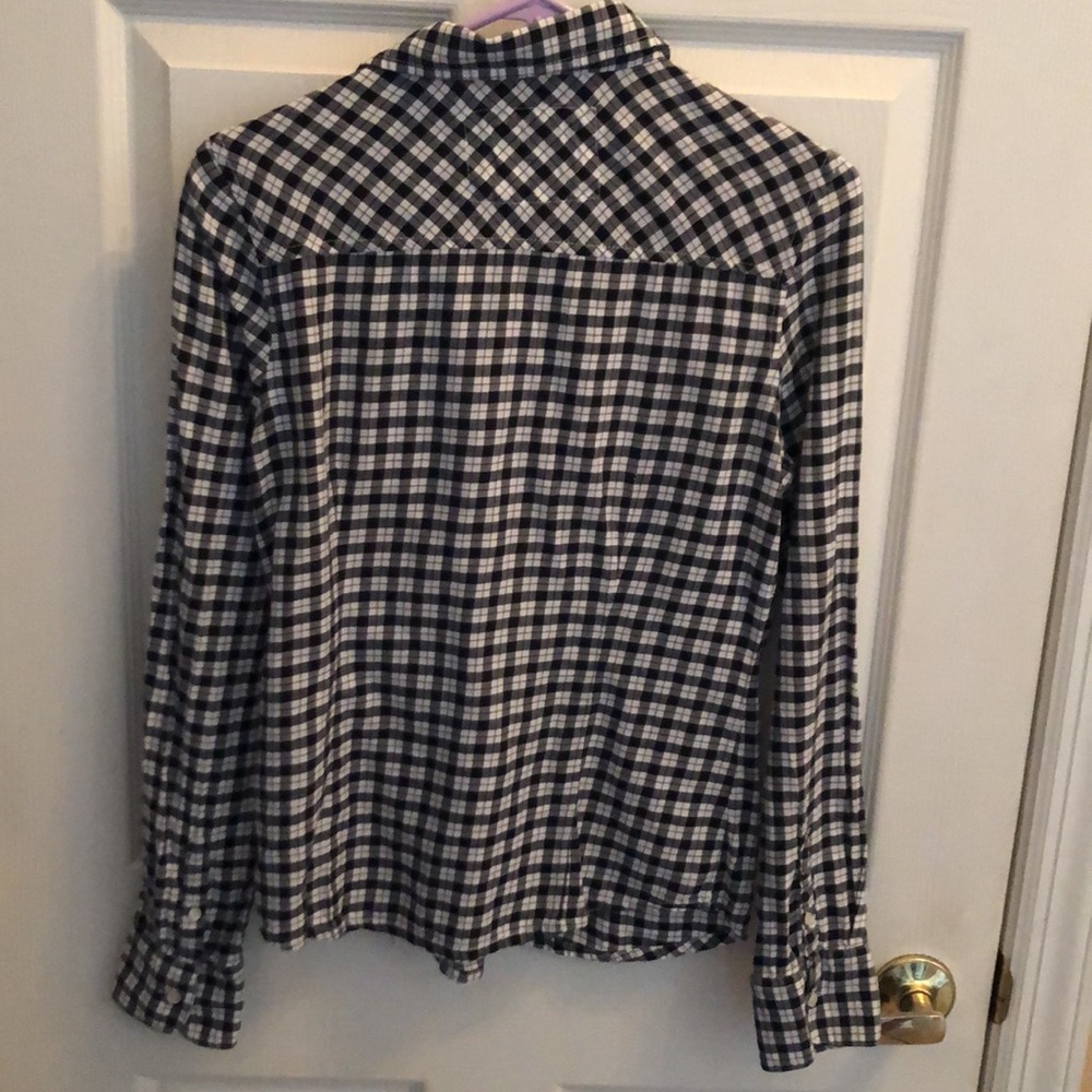 Aeropostale Button Down Blouse Top Sz Medium Juniors - Picture 5 of 8